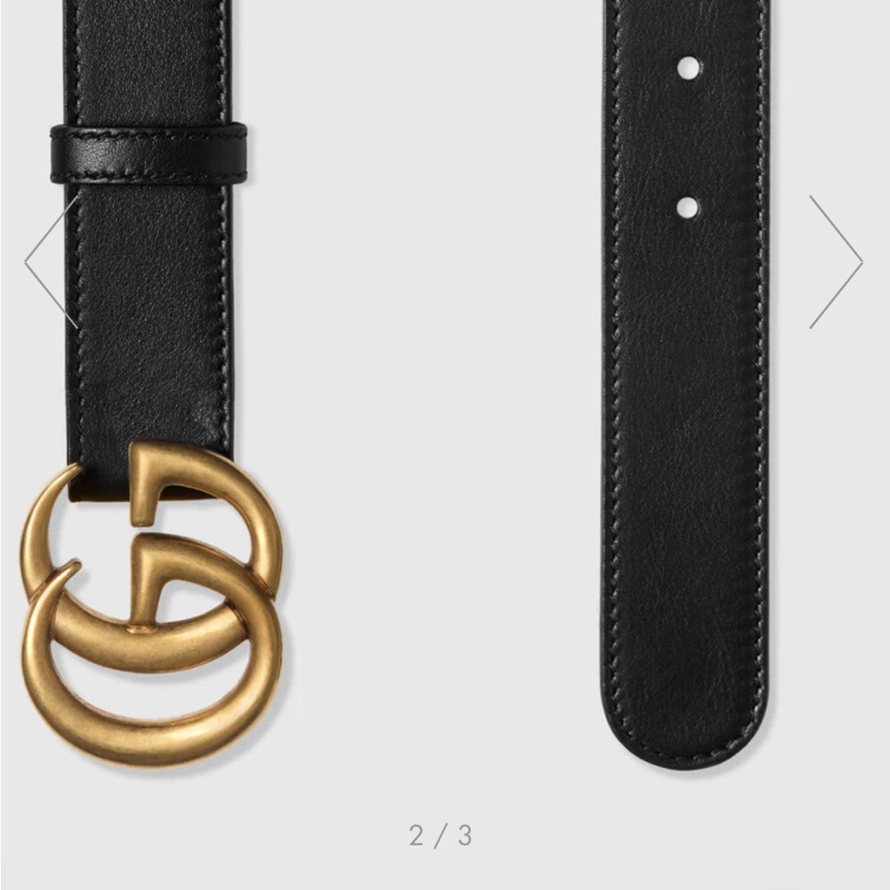 GENTLY USED Gucci leather belt